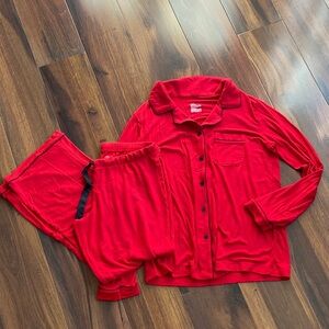 Gilligan and OMalley Modal Tuxedo Men’s Style Pajama Set Button Down